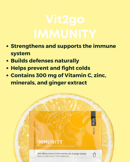 Vit2go 1 x 100g DRINK RECOVERY + 1 x 100g IMMUNITY