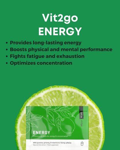 Vit2go 1 x 100g DRINK RECOVERY  + 1 x 100g ENERGY + 1 x 100g IMMUNITY