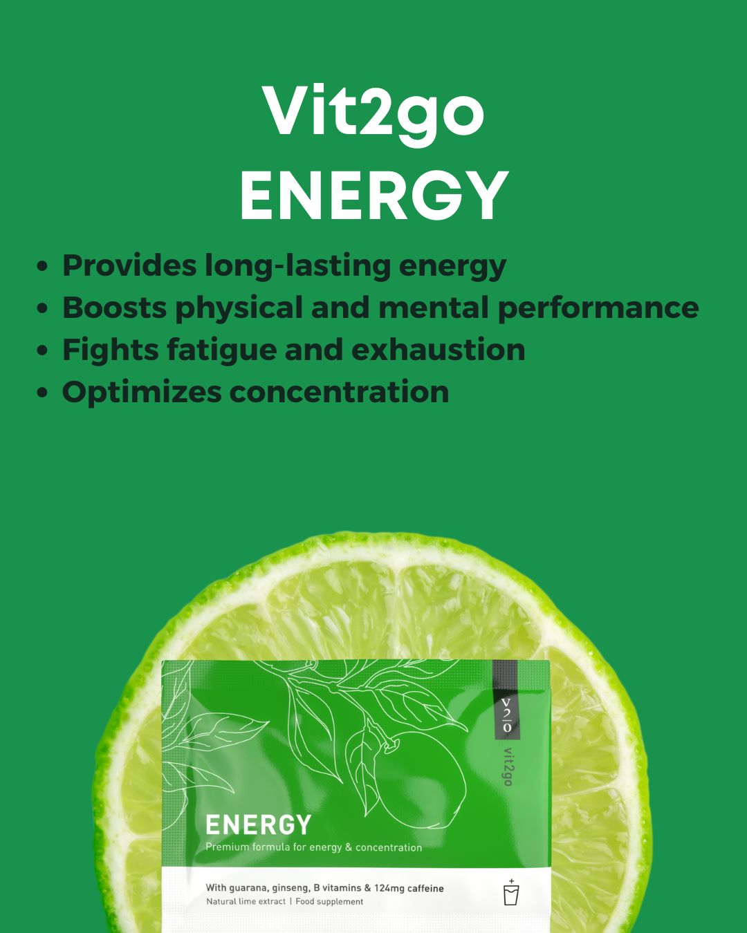 Vit2go 1 x 100g DRINK RECOVERY + 1 x 100g ENERGY