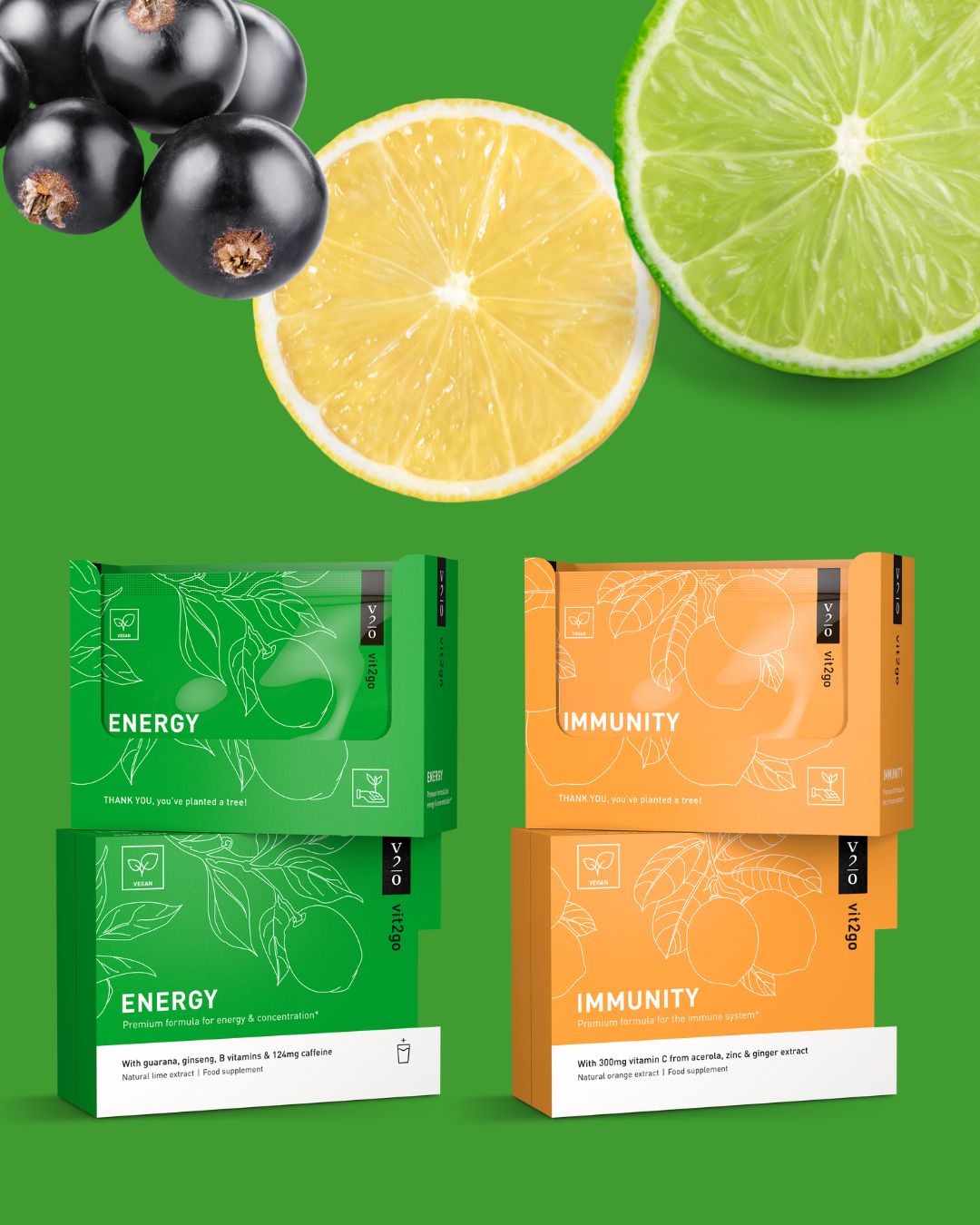 Vit2go 1 x 100g ENERGY + 1 x 100g IMMUNITY